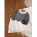 شومیز وارداتی یقه خامه دوزی